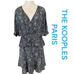 THE KOOPLES Paris 2 Piece Blouse & Skirt Set, Side Zip Lined Skirt, Both Size 2.